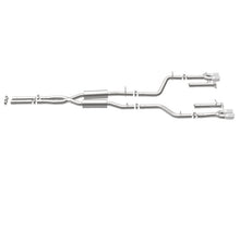 Cargar imagen en el visor de la galería, MagnaFlow Cat-Back, SS, 2.5 pulgadas, cuádruple trasero dividido con punta de 3.5 pulgadas 2015 Dodge Challenger R/T 5.7L