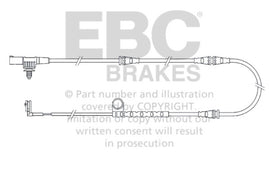 EBC 2005-2006 Land Rover Range Rover Sport 4.2L Cables de desgaste delanteros sobrealimentados