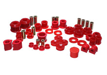 Cargar imagen en el visor de la galería, Energy Suspensión 06-11 Honda Civic Si Juego de bujes maestros rojos