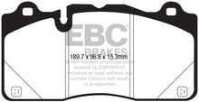 Cargar imagen en el visor de la galería, EBC 16-18 Cadillac CTS-V Redstuff Pastillas de freno delanteras de cerámica con poco polvo