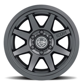 ICON Rebound SLX 17x8.5 6 x 135 6mm Offset 5.75in BS 87.1mm Diámetro Rueda negra satinada