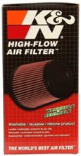 Load image into Gallery viewer, K&amp;N Filter Universal Rubber Oval Straight 4.5in OL x 3.75in OW x 7in Height 20 Degree Angle