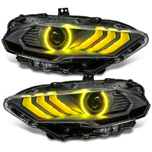 Load image into Gallery viewer, Oracle Lighting 18-23 Ford Mustang Dynamic ColorSHIFT LED Headlights - Black Series SEE WARRANTY