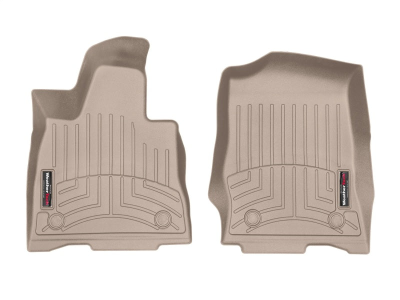 WeatherTech 2020+ Lincoln Aviator Front FloorLiner - Tan