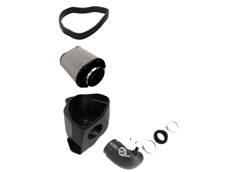 aFe 19-22 BMW Z4 30i 2.0L (t) Track Series Sistema de admisión de aire frío de fibra de carbono con filtro Pro DRY S
