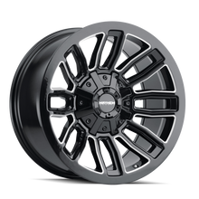 Cargar imagen en el visor de la galería, Mayhem 8108 Decoy 20x10 / 8x165.1 BP / -19mm Offset / 130.8mm Hub Black w/ Milled Spokes Wheel