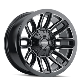 Mayhem 8108 Decoy 20x10 / 6x135 BP / -26mm Offset / 106mm Hub Black w/ Milled Spokes Wheel