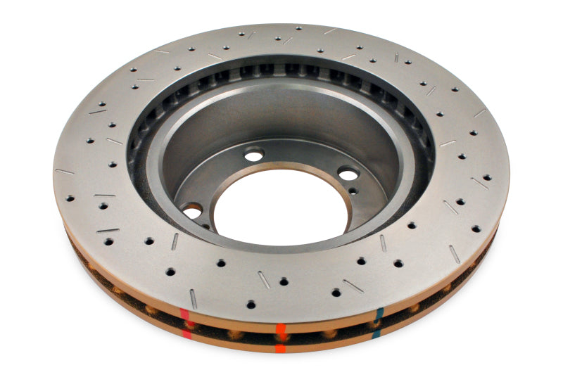 DBA 07+ Toyota Landcruiser Serie 200 Rotor delantero perforado y ranurado Serie 4000