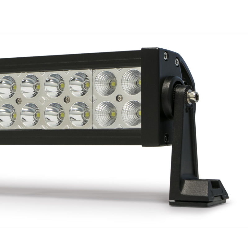 Barra de luces DV8 Offroad Chrome Series de 20 pulgadas, 120 W, reflector/punto, LED de 3 W