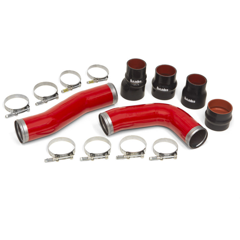 Banks 10-12 Ram 6.7L Diesel OEM Reemplazo de tubos de refuerzo en frío - Rojo