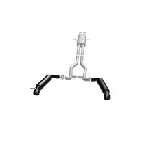 Cargar imagen en el visor de la galería, MagnaFlow Cat-Back 15-16 Land Rover Ranger Rover V6 SS 2.5in Dual Split Rear Exit 4.5in Black Tips