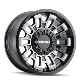 Mayhem 8113 Cortex 17x9 / 5x127 BP / -12 mm Offset / 87.1 mm Buje negro mate con rueda de tinte oscuro