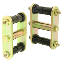 Load image into Gallery viewer, RockJock 76-86 CJ HD Leaf Spring Shackles Rear w/ Urethane Bushings HD Greasable Bolts Pair
