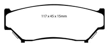 Cargar imagen en el visor de la galería, EBC 98-00 Chevrolet Tracker 1.6 (4 Door) Greenstuff Front Brake Pads