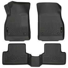 Cargar imagen en el visor de la galería, Husky Liners 2011 Buick Regal WeatherBeater Combo Revestimientos de piso negros