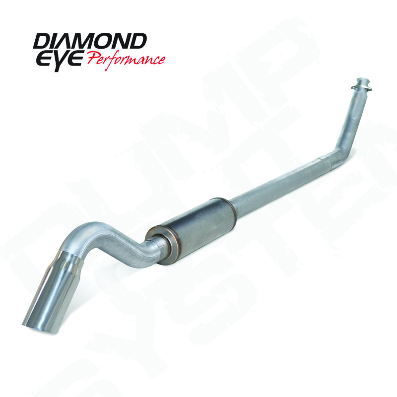 Diamond Eye 4 pulgadas AL TURBO BACK SGL DUMP OUT 94-02 DODGE SIN MFLR INCLUYE PUNTA