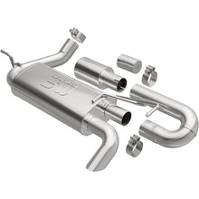 Cargar imagen en el visor de la galería, MagnaFlow 07-18 Jeep Wrangler JK Overland Series Axle-Back Exhaust System