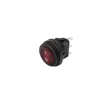 Cargar imagen en el visor de la galería, KC HiLiTES Illuminated LED 10A Round Rocker Light Switch - Red