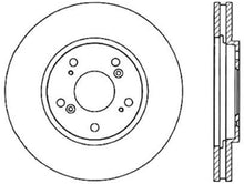 Cargar imagen en el visor de la galería, StopTech 91-96 Acura NSX Cryo Slotted Rear Left Sport Brake Rotor