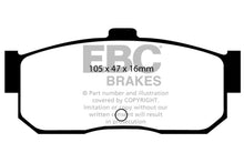 Cargar imagen en el visor de la galería, EBC 91-97 Infiniti G20 2.0 Pastillas de freno traseras Greenstuff