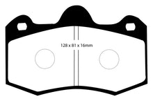 Cargar imagen en el visor de la galería, Pastillas de freno delanteras EBC 10+ Lotus Evora 3.5 Redstuff