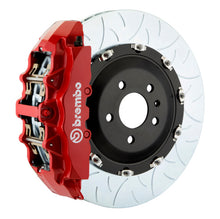 Cargar imagen en el visor de la galería, Brembo 08-17 A5/09-16 A4 Delantero GT BBK 6 Pistón Fundido 380x34 2pc Rotor Ranurado Tipo 3-Rojo
