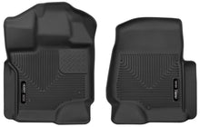 Cargar imagen en el visor de la galería, Husky Liners 15-17 Ford F-250 Super Duty Crew Cab X-Act Contour Revestimientos de piso delantero negros