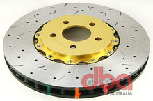 Cargar imagen en el visor de la galería, DBA 05-10 Mustang GT V8 Shelby Edition Rotor delantero perforado y ranurado Serie 5000 de 2 piezas ensamblado con