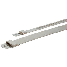 Cargar imagen en el visor de la galería, Brida de bloqueo positivo de acero inoxidable DEI, 1/4 pulg. (7 mm) x 14 pulg., 4 por paquete