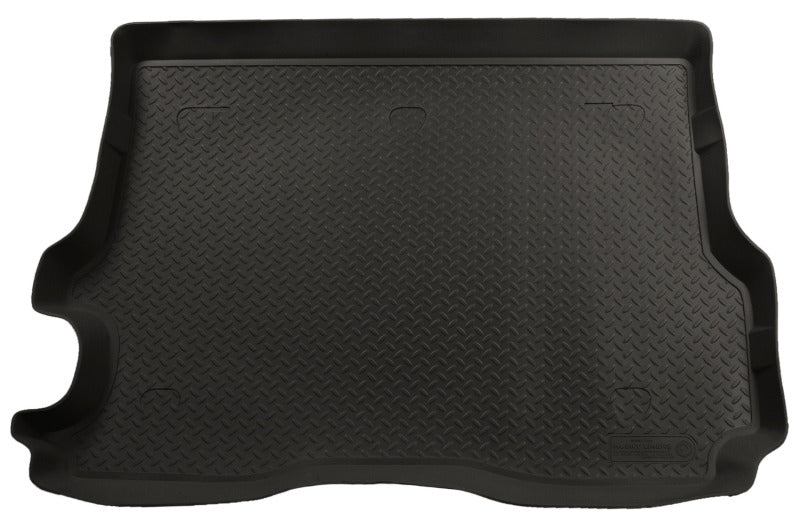 Husky Liners 02-06 GM Trailblazer/Bravada/Envoy/05-08 Saab 9-7X Estilo clásico Negro Revestimiento de carga trasera