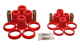 Energy Suspensión 93-98 Jeep Grand Cherokee Bujes de brazo de control trasero rojos - Debe reutilizar la carcasa exterior OEM