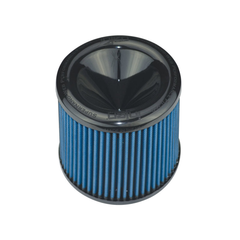 Injen Replacement Nanofiber Dry Air FIlter 5in Flange Diameter/6.5in Base/6in Height/70 Pleat