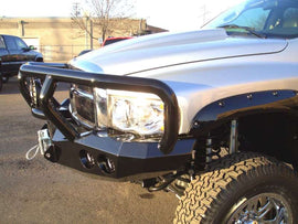 Road Armor 03-05 Dodge 2500 Stealth parachoques delantero con protector Titan II - Tex Blk