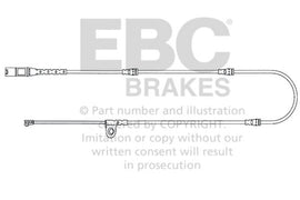 EBC 2010-2014 BMW X5 3.0L Turbo Cables de desgaste delanteros
