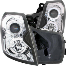 Cargar imagen en el visor de la galería, ANZO 2003-2007 Cadillac Cts Projector Headlights w/ Halo Chrome