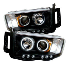 Cargar imagen en el visor de la galería, Spyder Dodge Ram 1500 02-05 03-05 Projector Headlights CCFL Halo LED Blk PRO-YD-DR02-CCFL-BK
