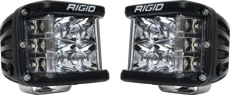 Rigid Industries D-SS - Spot - Juego de 2 - Carcasa negra