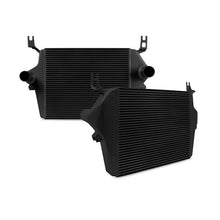 Cargar imagen en el visor de la galería, Mishimoto 03-07 Ford 6.0L Powerstroke Intercooler Kit con tubos (negro)