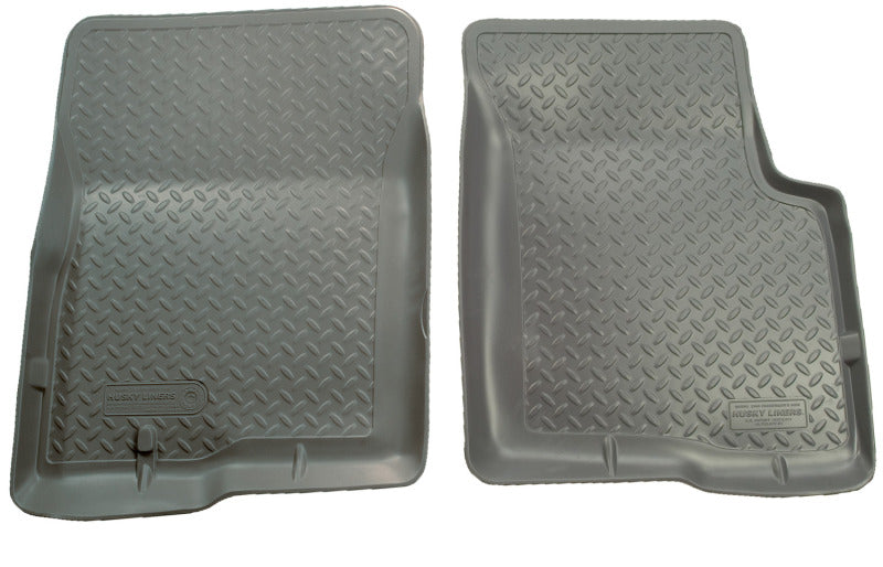 Husky Liners 05-12 Nissan Frontier/11-12 Suzuki Equator Ext Crew Cab Revestimientos de piso estilo clásico gris