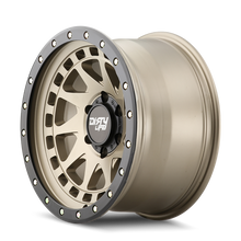 Cargar imagen en el visor de la galería, Dirty Life 9311 Enigma Pro 17x9/5x127 BP/-38mm Offset/71.5mm Hub Rueda de oro satinado - Beadlock
