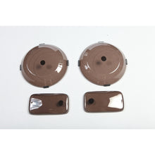Cargar imagen en el visor de la galería, Rugged Ridge Headlight&amp;Turn Signal Cover Set Smoke 97-06TJ
