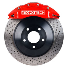 Cargar imagen en el visor de la galería, StopTech 08-13 Toyota Land Cruiser Front BBK w/ Red ST-65 Calipers Drilled 380x35mm Rotor