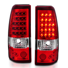 Cargar imagen en el visor de la galería, ANZO 2003-2006 Chevrolet Silverado 1500 luces traseras LED rojo/transparente