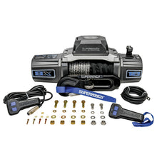 Cargar imagen en el visor de la galería, Superwinch 12000 LBS 12V DC 3/8in x 80ft Synthetic Rope SX 12000SR Winch - Graphite