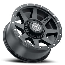 Cargar imagen en el visor de la galería, ICON Rebound HD 18x9 8x170 6mm Offset 5.25in BS 125mm Diámetro Rueda negra satinada