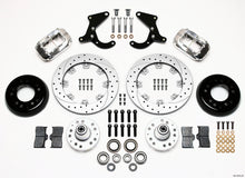 Cargar imagen en el visor de la galería, Wilwood Forged Dynalite Front Kit 12.19in Drill-Zinc Pol 55-57 Chevy