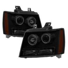 Cargar imagen en el visor de la galería, Xtune Chevy Suburban 1500/2500 07-14 Halo Projector w/LED Headlights Smoked PRO-JH-CSUB07-LED-BSM