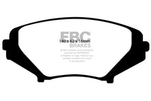 Cargar imagen en el visor de la galería, EBC 03-12 Mazda RX8 1.3 Rotary (Suspensión estándar) Pastillas de freno delanteras Greenstuff
