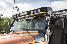 Cargar imagen en el visor de la galería, Rugged Ridge 07-18 Jeep Wrangler JK Elite Fast Track Windshield Light Bar Mount w/ Crossbar