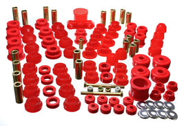 Energy Suspensión 88-91 Honda Civic/CRX Juego de bujes maestros Hyper-Flex rojos